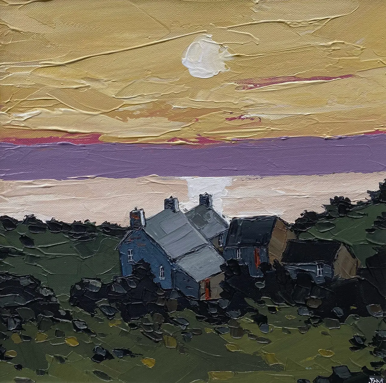 Peter Morgan - golden haze, pembrokeshire coast